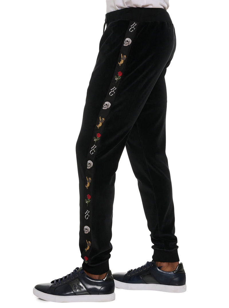 R V Solid Men Black Track Pants - Buy R V Solid Men Black Track Pants  Online at Best Prices in India | Flipkart.com